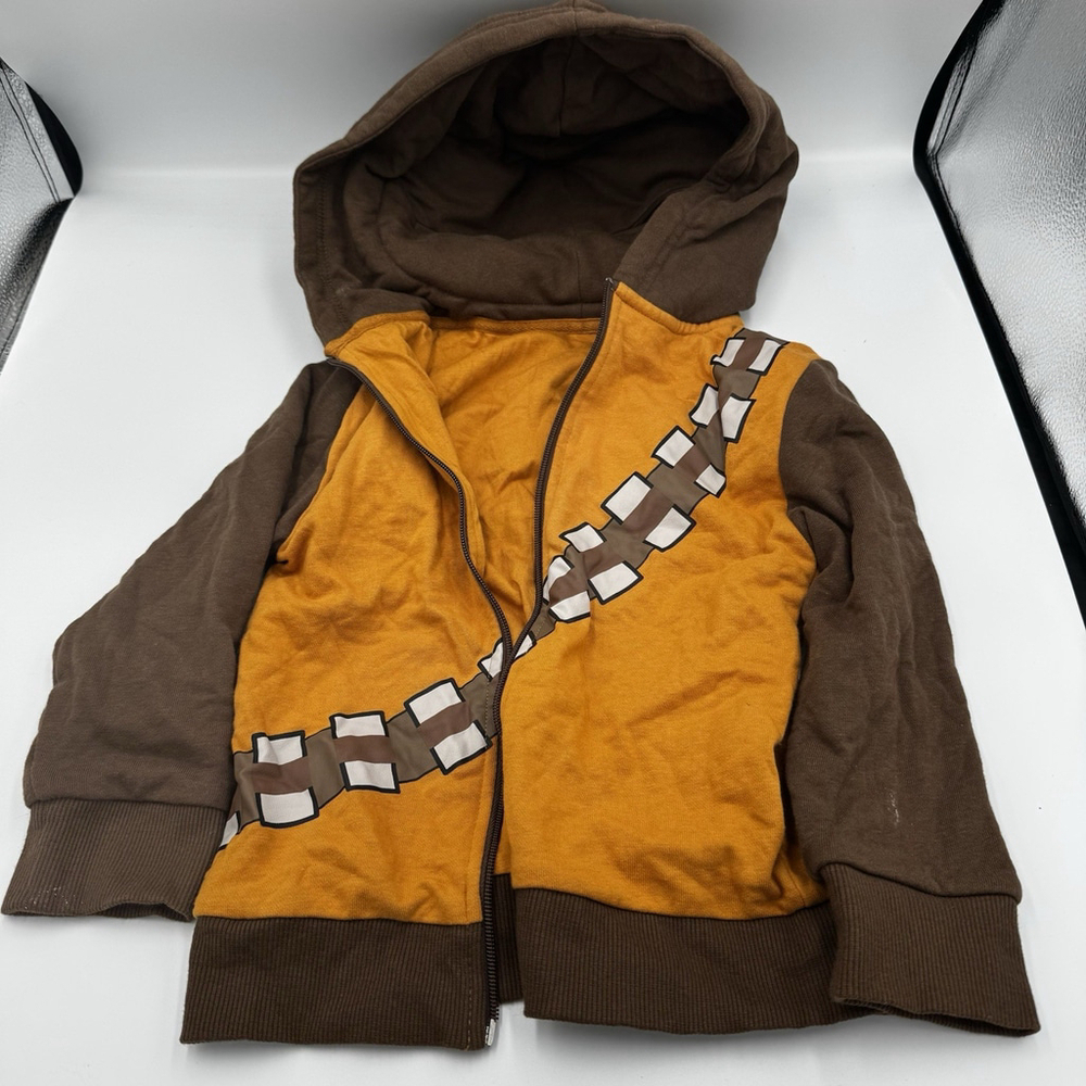Cubcoats Star Wars Chewbacca 2-in-1 Transforming Zip-up Hoodie Size 4-5 - Picture 4 of 7